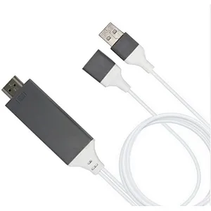HD video cable connect phone to tv support 1080HD video micro to HDTV for andriod cellphones