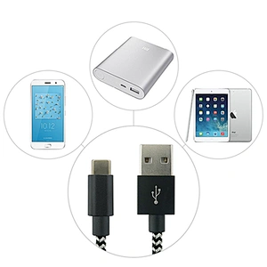 Nylon Braided 5A Fast Charger Cable, USB 3.1 Type C Cable For Android Phones
