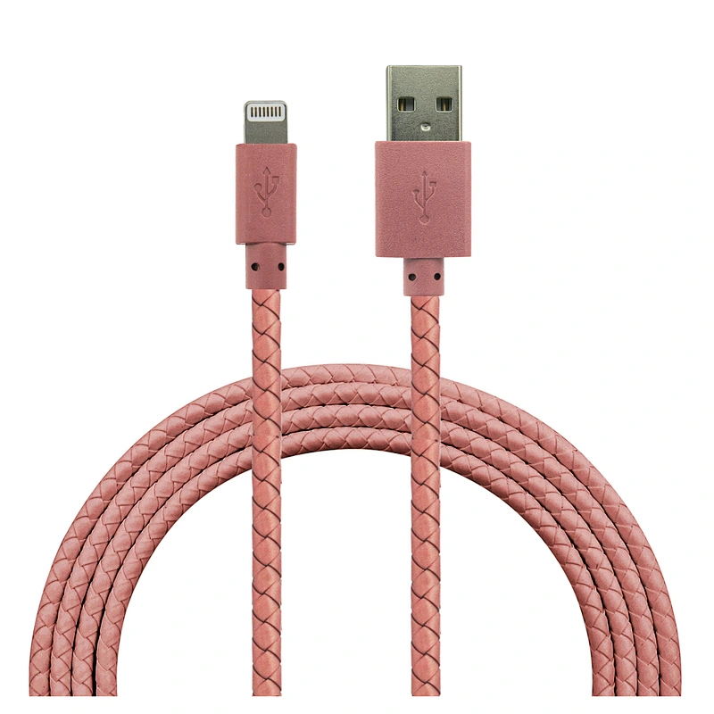 Grey Nylon Braided Data Cable For iPhonex/8/8p/7