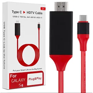 Alibaba best supplier USB C TYPE C Adapter usb3.1 type c to HDTV cable adapter for sumsang s9