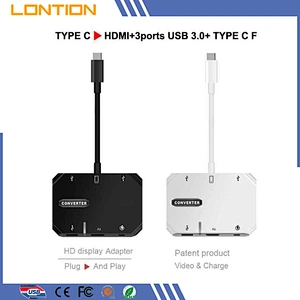 Multiport usb 3.1 type c docking with PD function
