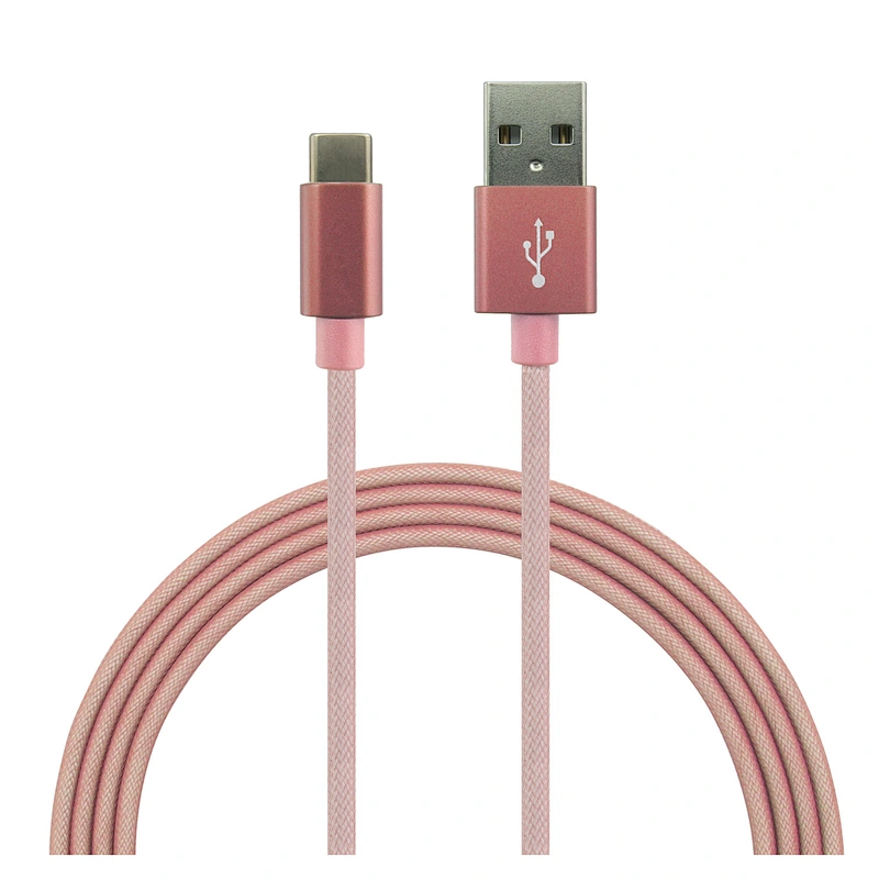 5V 2.4A PET braided USB Type C 3.1 to USB2.0 QUICK Charger cable