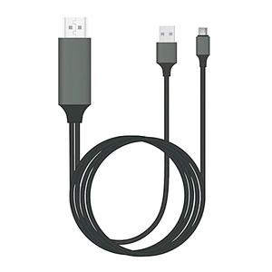 2M 4K USB Type-C to HDTV AV Adapter Cable for Phone Laptop