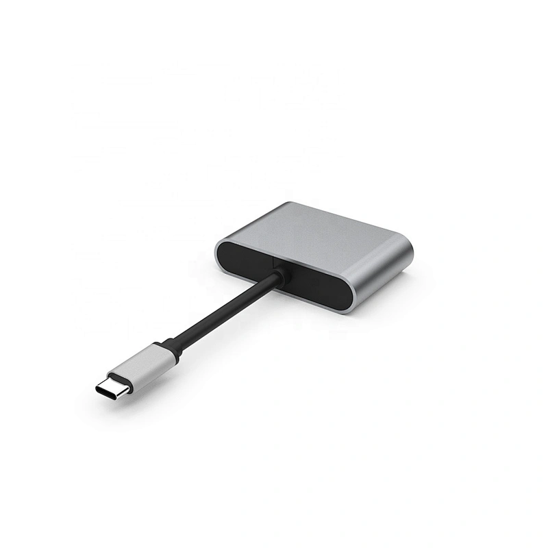 2 in 1 laptop type c to HDTV VGA 4K 2K 1080P USB hub 3.0 3.1 hub USB Adapter