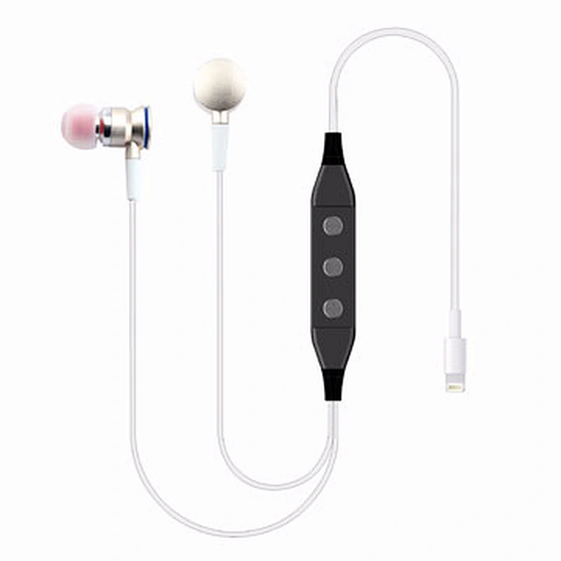 Best quality MFI certified digital wired earphone earbuds with powerful bass earphone