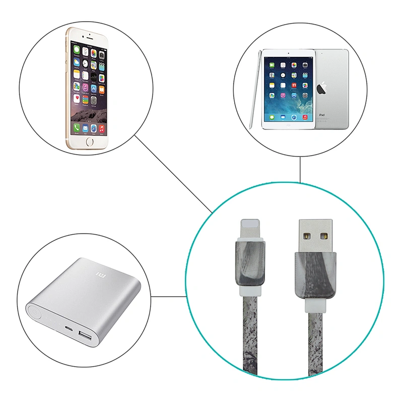 the newHigh Quality Certified Flat Charger Cable For iPhone/Apple X 8 7