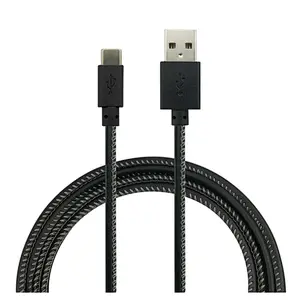 Black fast Charging USB Type C Cable,USB Cable for mobile phone