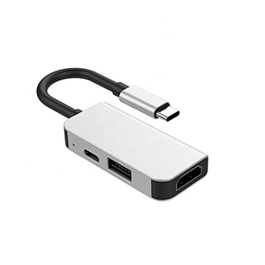 3 in 1 Port Type c Hub to HDTV Adapter USB Charging Hub
