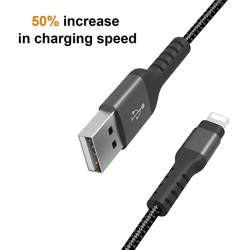 OEM Custom Logo Mfi 3FT Charging Data Cable For iPhone X/8/6S