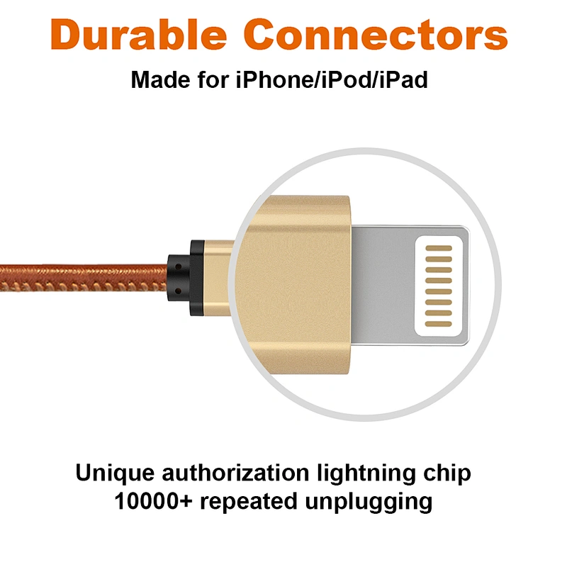 PU leather mfi cable Xs/Xs Max/X/8