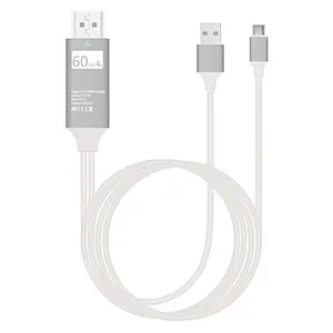 hottest selling 2k/4k@30/60Hz braided type c to HDTV +USB charger compatible with P10/P20 NOTE 8