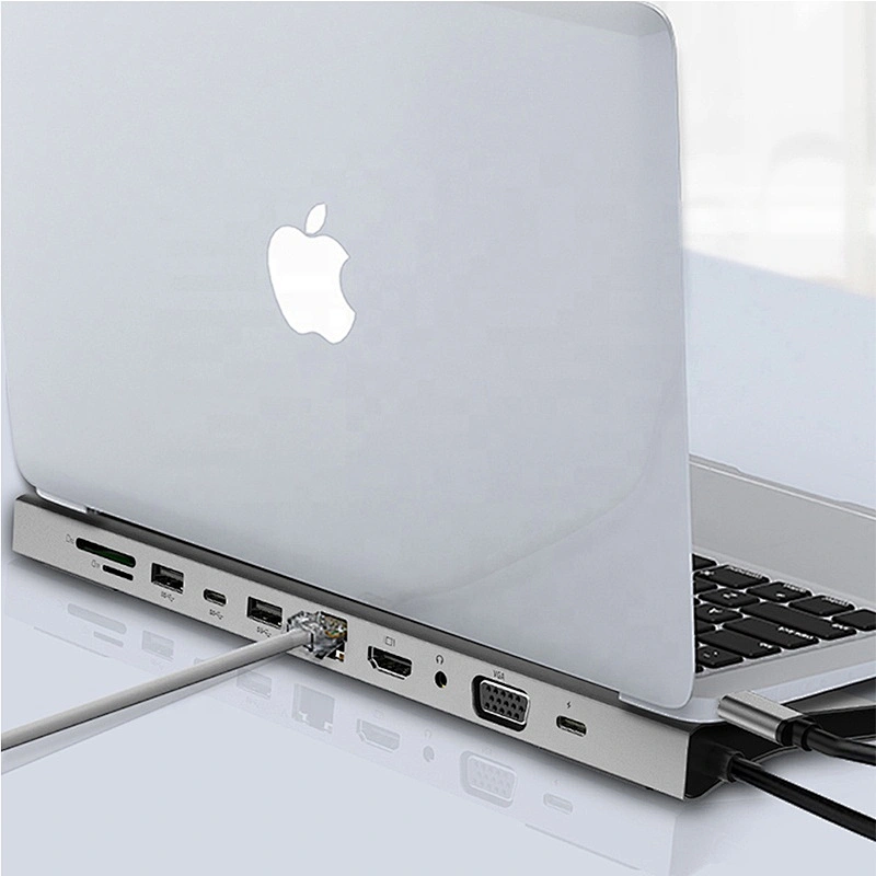 Usb C Hub 11 in 1 For Thunderbolt 3 Adapter Usb For Macbook Transfering Multi Type c Port