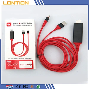 USB 3.1 Male USB- C to HDTV USB 3.1 TYPE C Thunderbolt 3 Hub for macbook pro charger