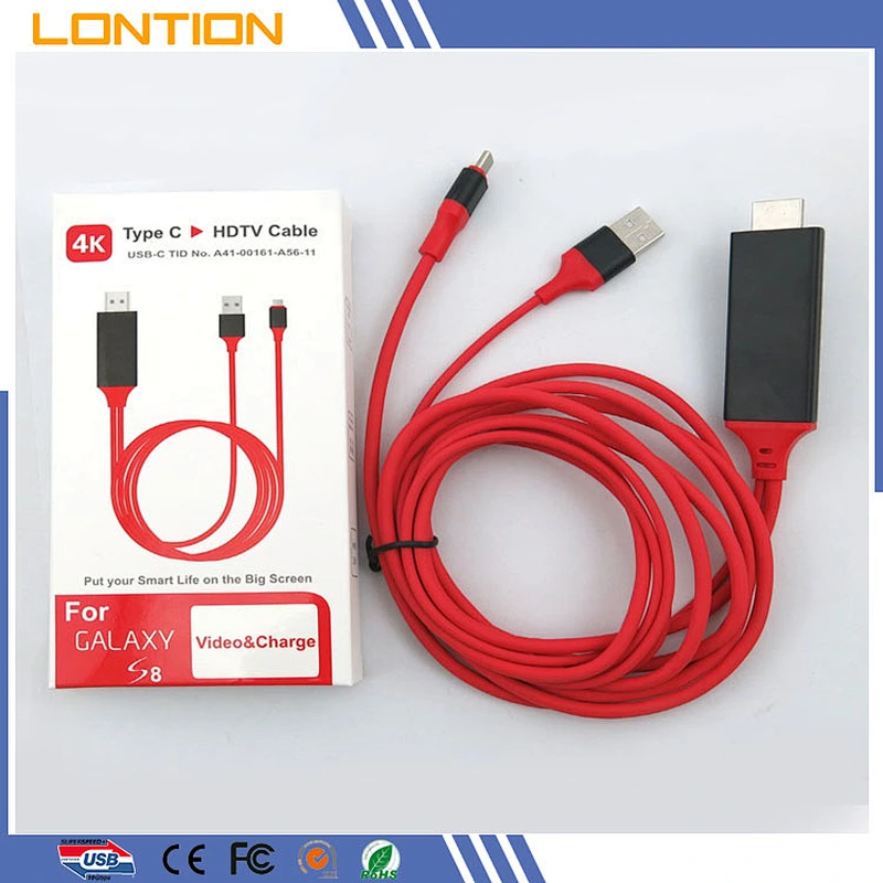 USB 3.1 Male USB- C to HDTV USB 3.1 TYPE C Thunderbolt 3 Hub for macbook pro charger