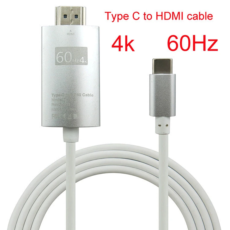 Aluminum Alloy USB 3.1 Type C to hdtv hub 4 ports