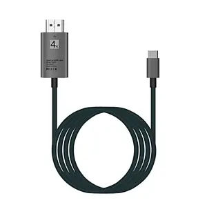 2018 top selling products Gold Plated 4k HDTV USB C Hub type C cable to TV for sumsang phone
