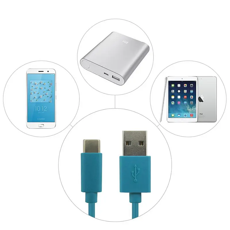 Cyan Super speed small android usb type c extension cable 3.0 US002, China multi fast micro usb power charge cable