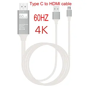 USB type c 3.1 to hdtv 4k 60hz usb charge cable to hdtv hd cable for mate 10