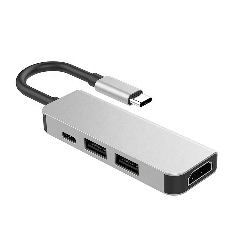 4 in 1 HDTV 4k PD charging usb type c hub usb 3.0 hub