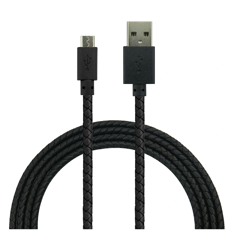 Grey Nylon Braided Data Cable For iPhonex/8/8p/7