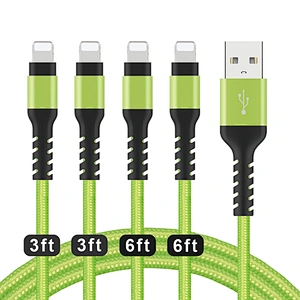 Mfi Certified Nylon Braided Charger Cord Cable For iPhone Xs/Xs Max/X/8/7/6