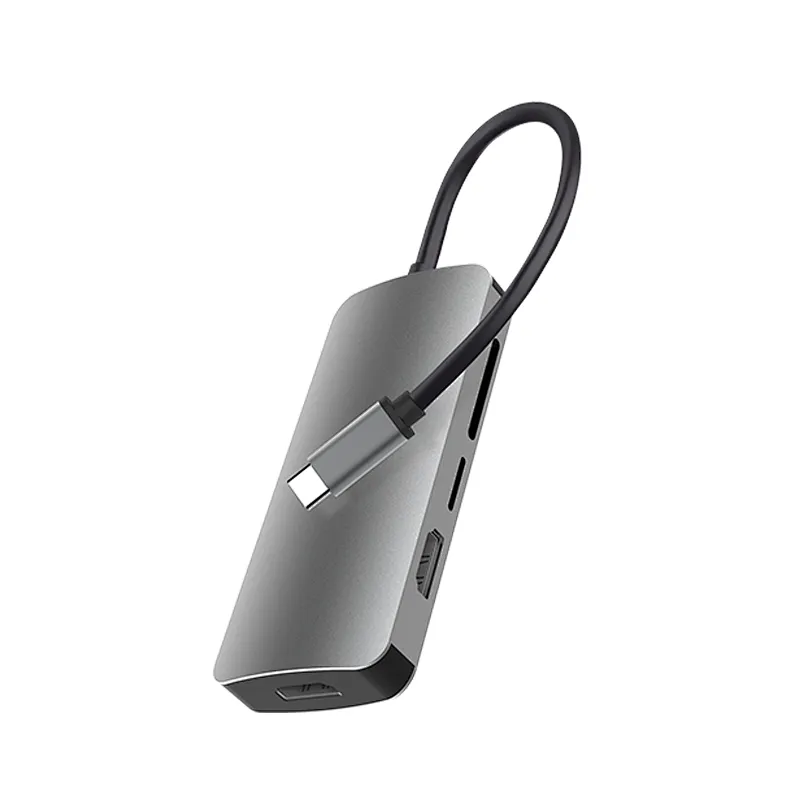 USB-C HUB ,type c to type c with 3 USB +2 HDMI SD/TF