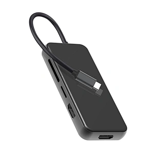 Multifunction USB C HUB,8-in-1 usb c to 2HDMI,with USB*3,SD/TF