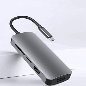 USB-C HUB ,type c to type c with 3 USB +2 HDMI SD/TF