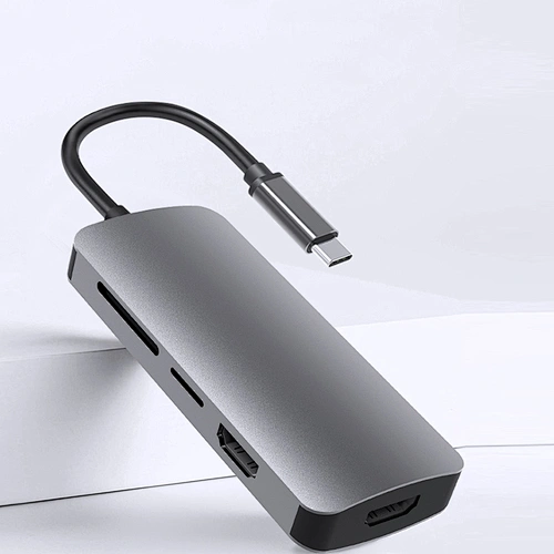 USB-C HUB ,type c to type c with 3 USB +2 HDMI SD/TF
