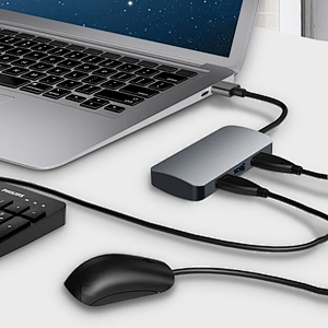 Aluminium USB c hub ,5 in 1 USB C HUB TO PD,USB *4 ,Type c hub