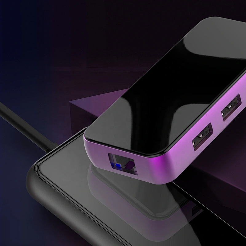 4 in 1 USB C hub with 4 ports multifunctional USB 3.0  Ethernet  usb -c for MacBook Pro