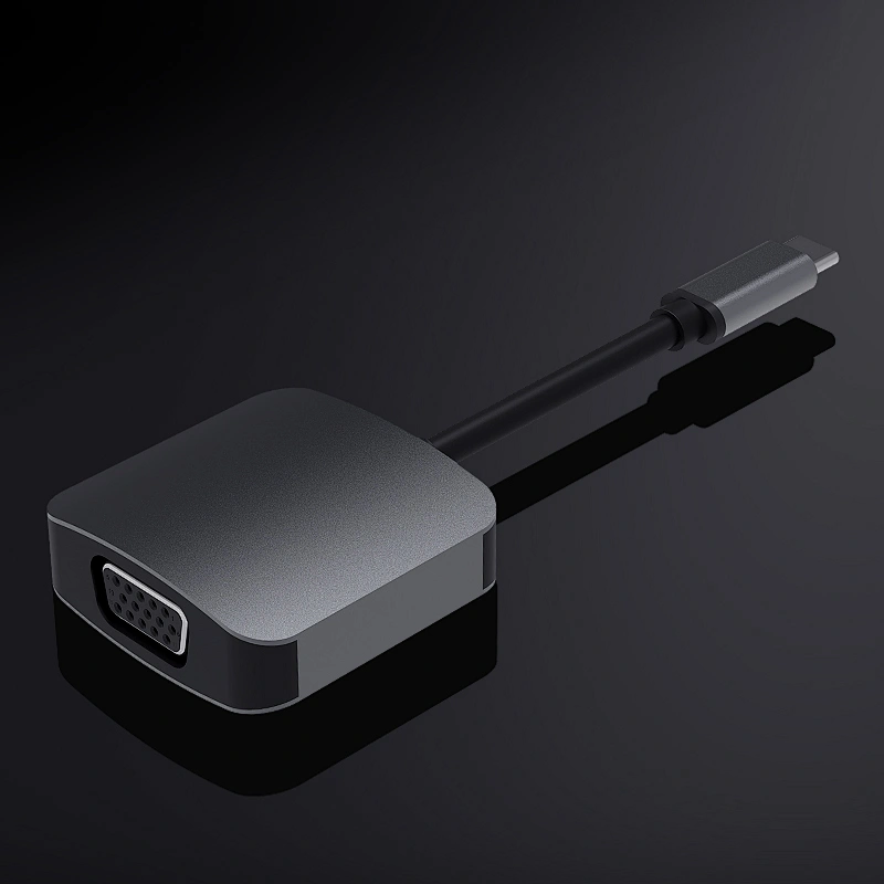 Aluminium USB C TO VGA,Type c to VGA