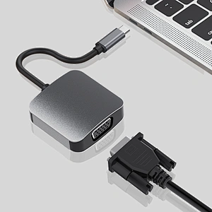 Aluminium USB C TO VGA,Type c to VGA