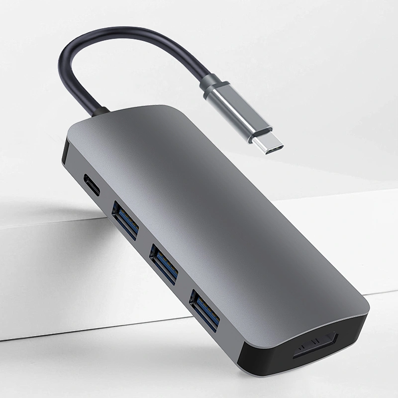 Aluminium USB C HUB,5 in 1 ,USB C TO PD ,HDMI,USB *3