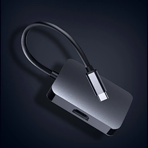 Aluminum alloy usb c hub,4 IN 1 USB C TO PD WITH VGA USB C TO HDMI