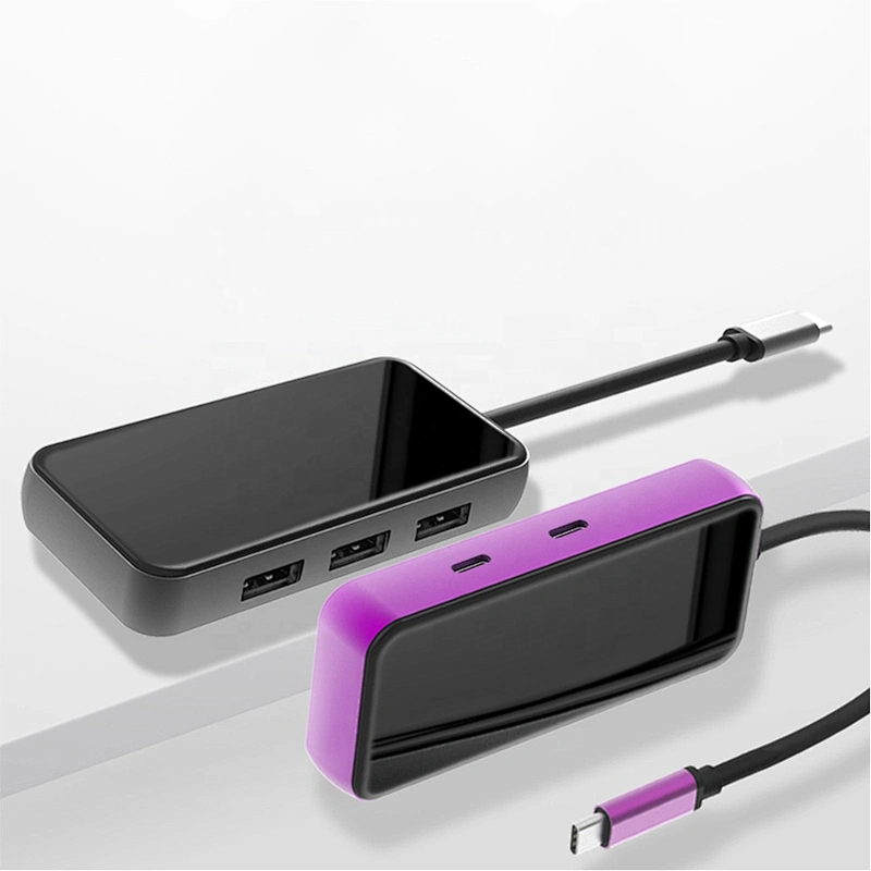 5 In 1 USB-C Adapter PD Charging 3 Ports USB3.0 Video Converter USB Type C Hub