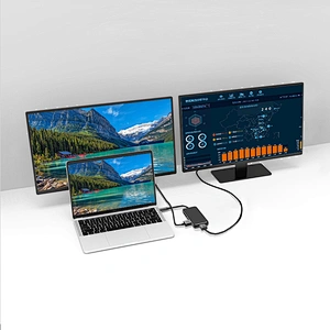 Multifunction USB C HUB,8-in-1 usb c to 2HDMI,with USB*3,SD/TF