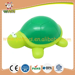 Wholesale baby shower toys, rubber bath toy, sea animal bath toy floating on water