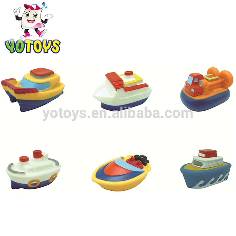 new design yacht Speed Boat ship shaped rubber PVC plastic plush kids baby bath toy