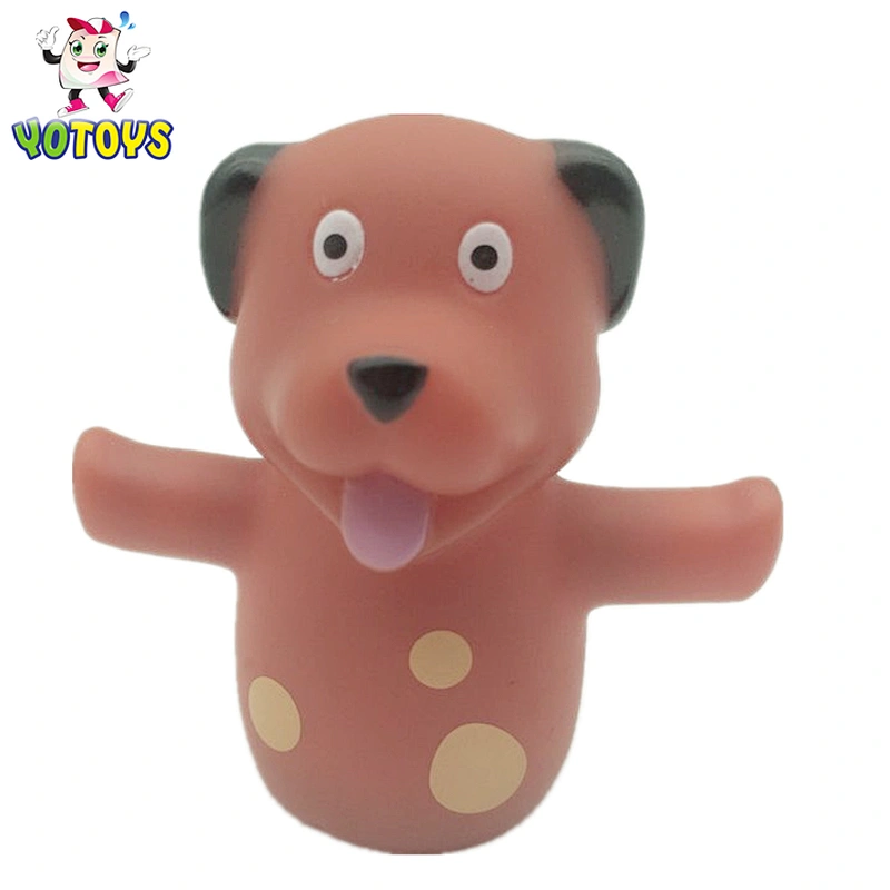Funny plastic vinyl PVC baby farm animal finger puppet toys baby penguins for sale