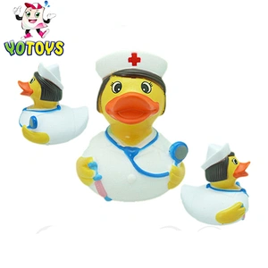 Assorted Sports Rubber Bathing Duckys Yellow Duck for Baby Bath Tub