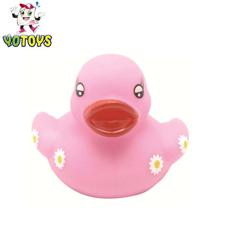 CE standard squirter plastic Christmas hat bath duck toys