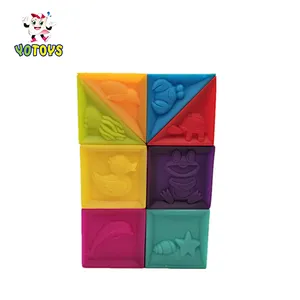 2019  Wholesale Mini Educational Geometric Sliding Block Toys  with Vinyl Material For kids