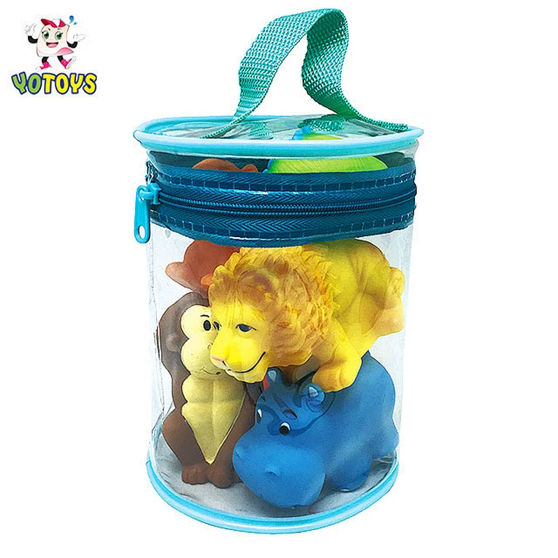 Assorted Animal Characters Shower Bath Toy animals toy elephant monkey lion bath toy for kids