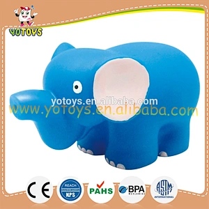 Soft rubber animal toys for kids/ Plastic bath toy for kids/ rubber tiger lion elephant crocotail rhinoceros