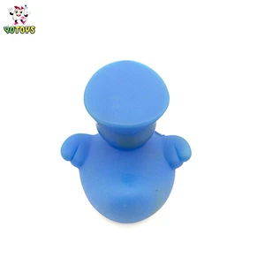 OEM Muti-colored Pirate Vinyl Squirting Plastic Floating Duck for Baby Bath