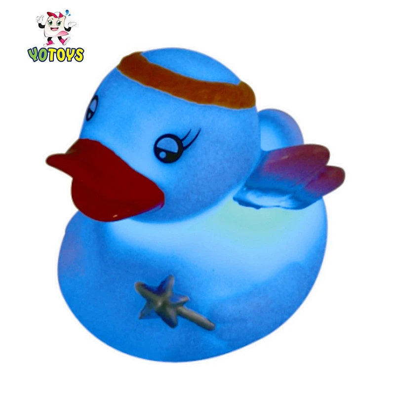 Novelty Baby Princess Crown for Girls Plastic Duck Bath Flashing Toy