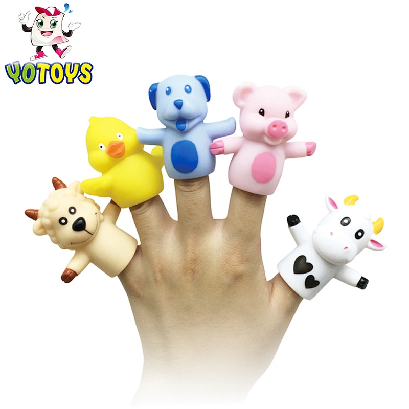 PVC Funny Finger Bath Puppet,finger puppet