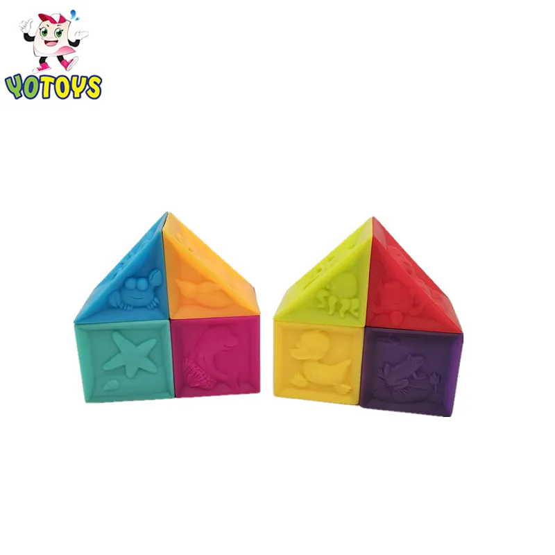 2019  Wholesale Mini Educational Geometric Sliding Block Toys  with Vinyl Material For kids
