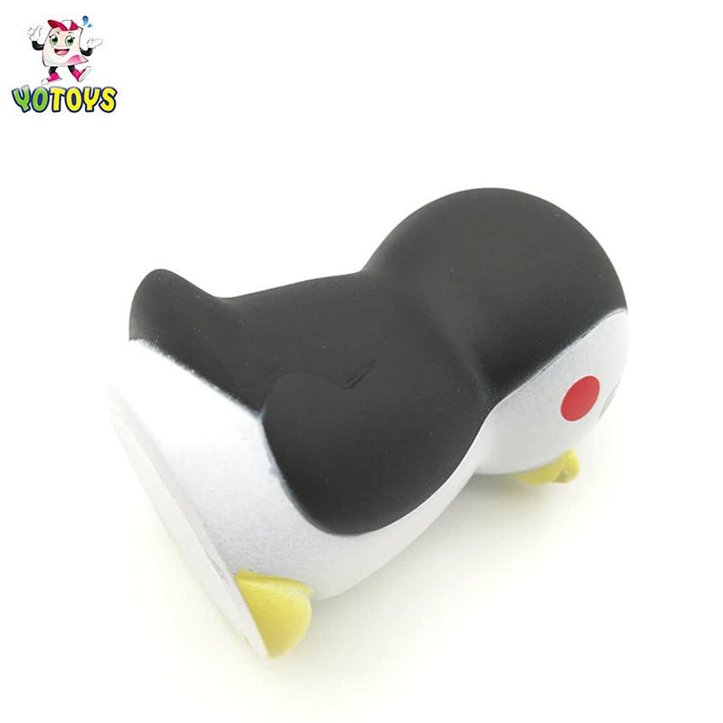 Custom Phthalate Free Vinyl PVC Plastic Small Penguin Shape Animal Bath Toy